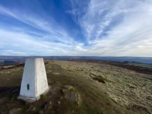 trig point eyam moor